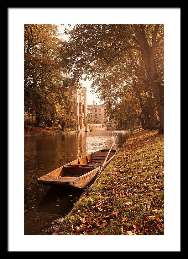 Old Wooden Punt By The River