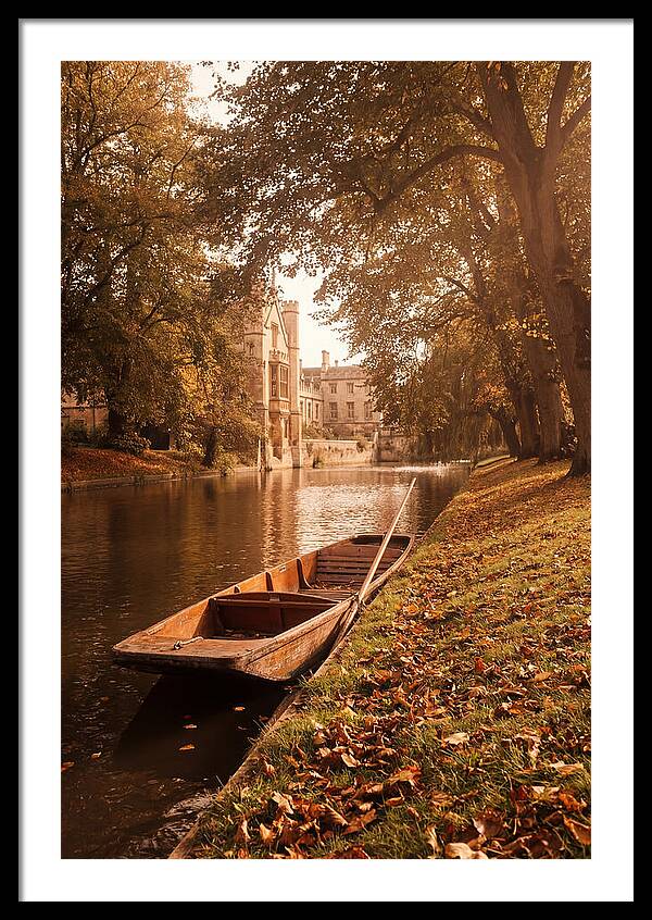 Old Wooden Punt By The River