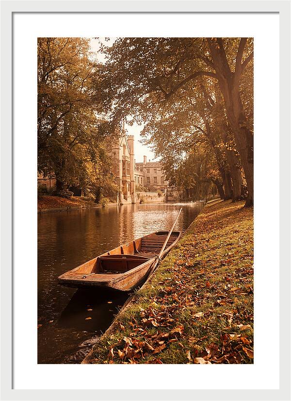 Old Wooden Punt By The River