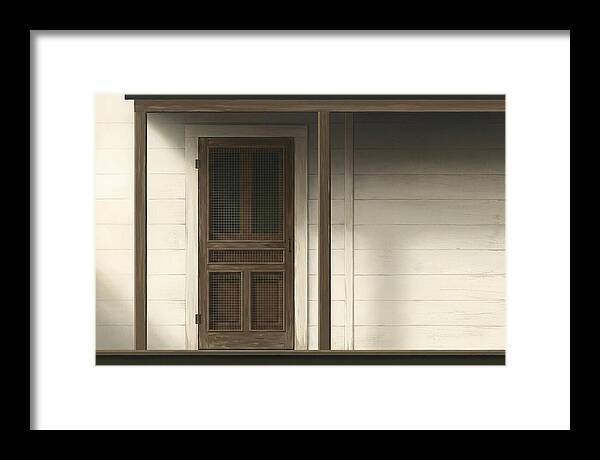 Old Wooden Screen Door