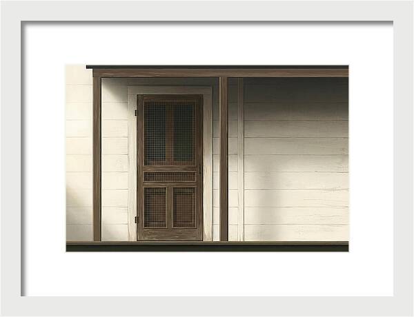 Old Wooden Screen Door
