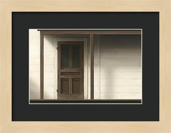 Old Wooden Screen Door