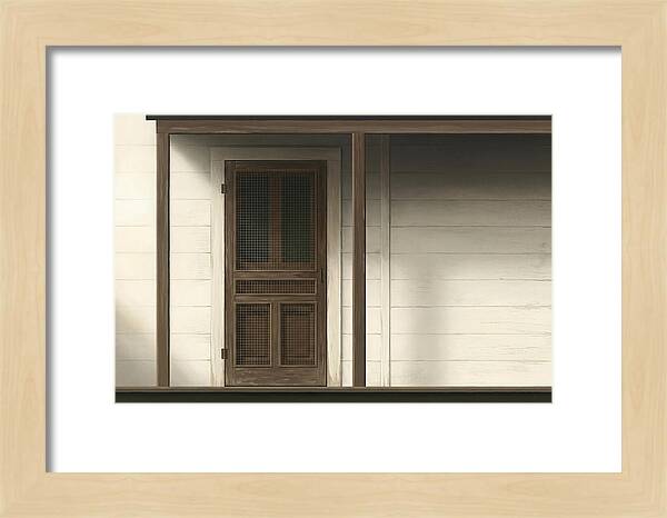 Old Wooden Screen Door