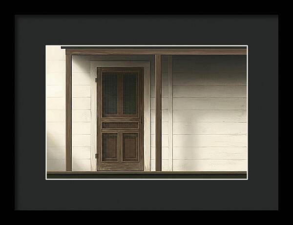 Old Wooden Screen Door