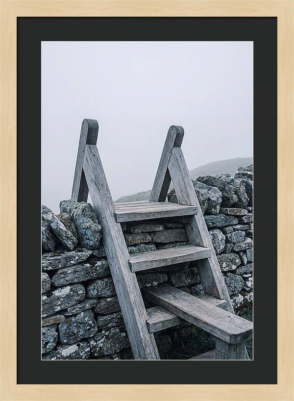 Old Wooden Stile Steps