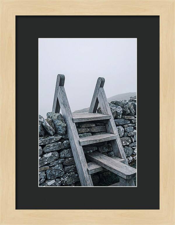 Old Wooden Stile Steps