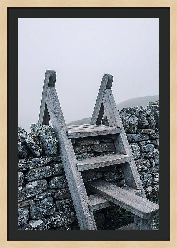 Old Wooden Stile Steps