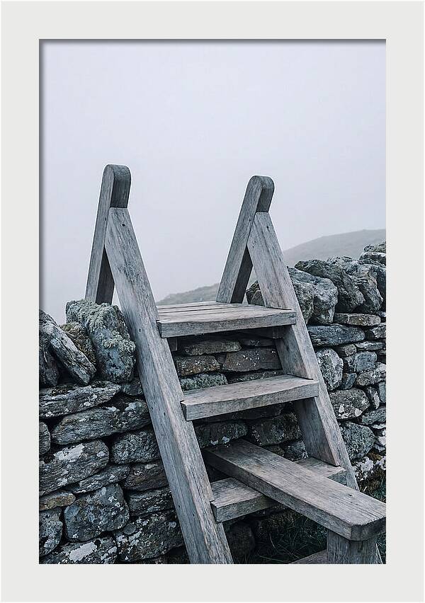 Old Wooden Stile Steps