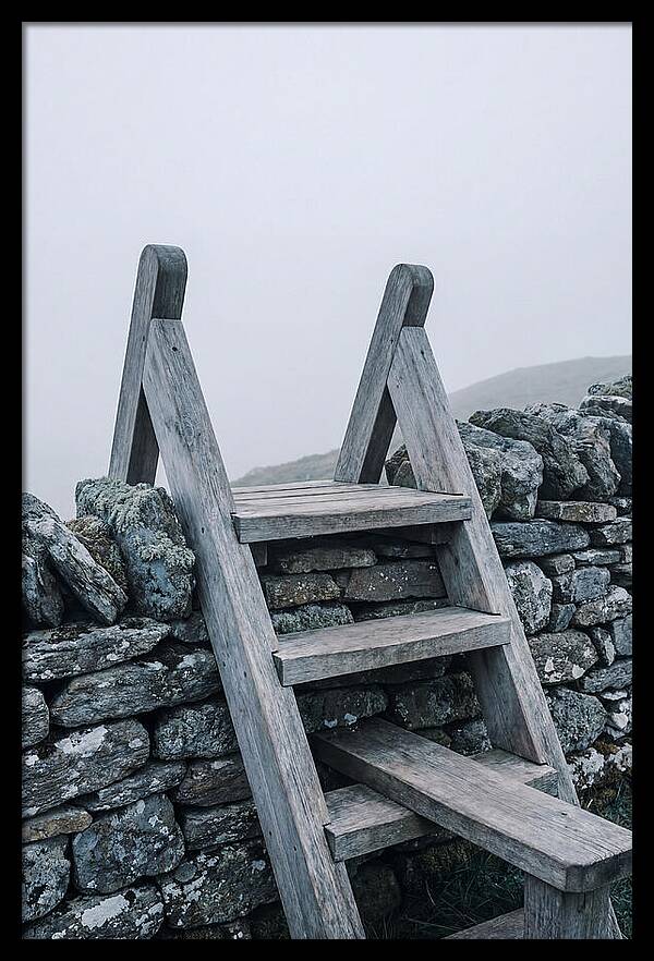 Old Wooden Stile Steps