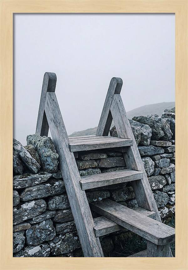 Old Wooden Stile Steps