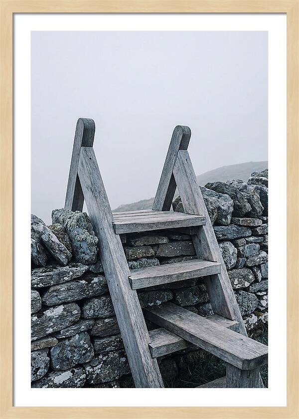 Old Wooden Stile Steps