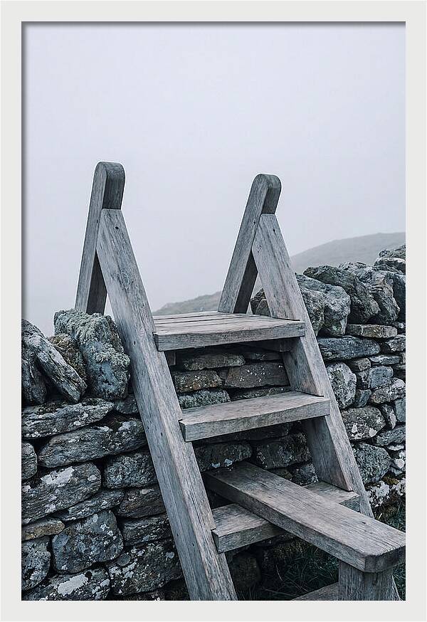 Old Wooden Stile Steps