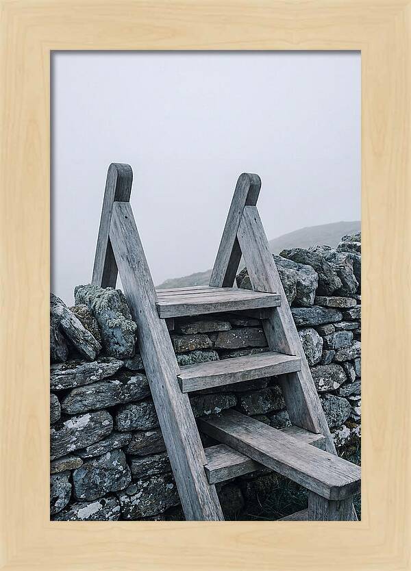 Old Wooden Stile Steps