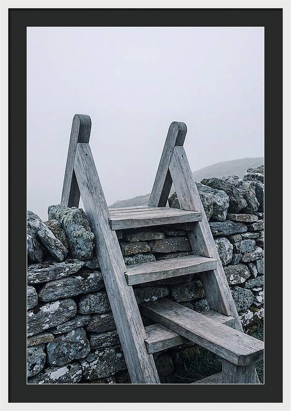 Old Wooden Stile Steps