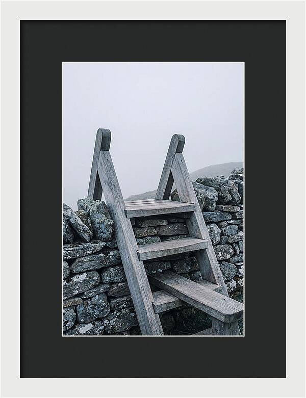 Old Wooden Stile Steps