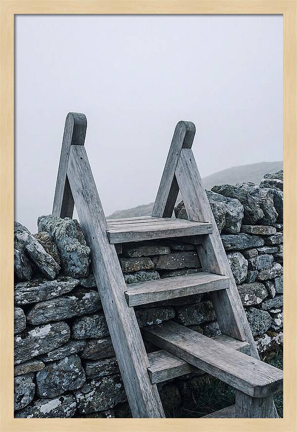 Old Wooden Stile Steps