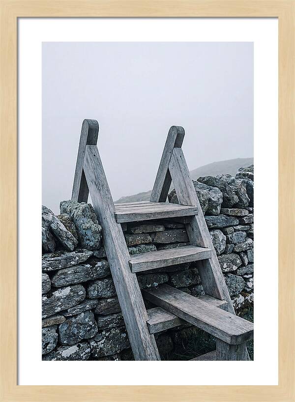 Old Wooden Stile Steps