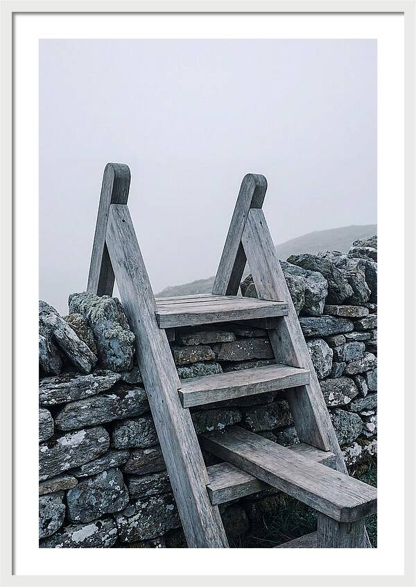Old Wooden Stile Steps