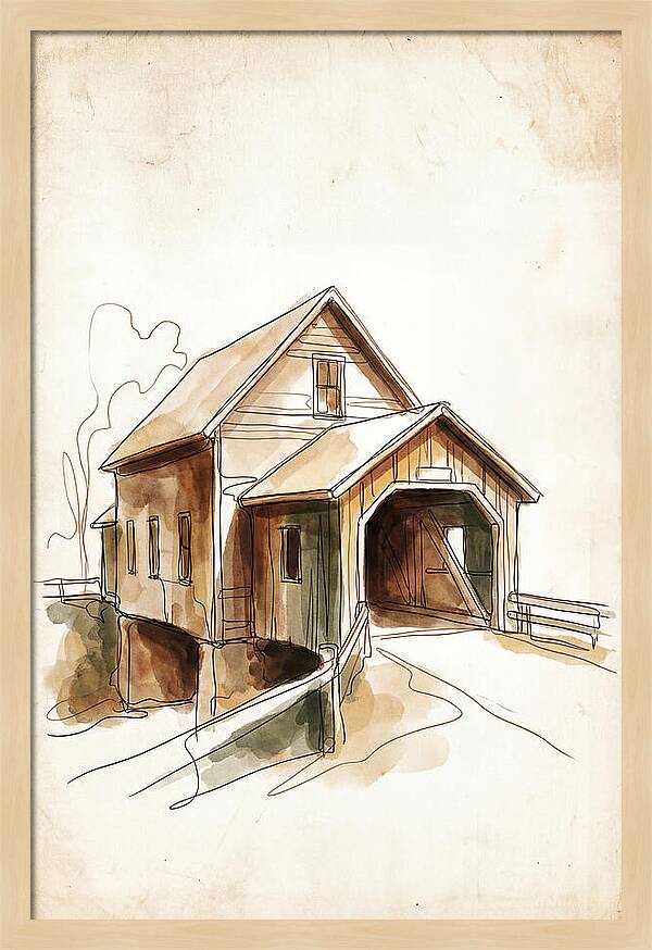 Old Wooden Toll House