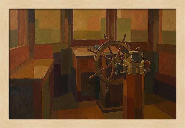 Old Wooden Wheelhouse