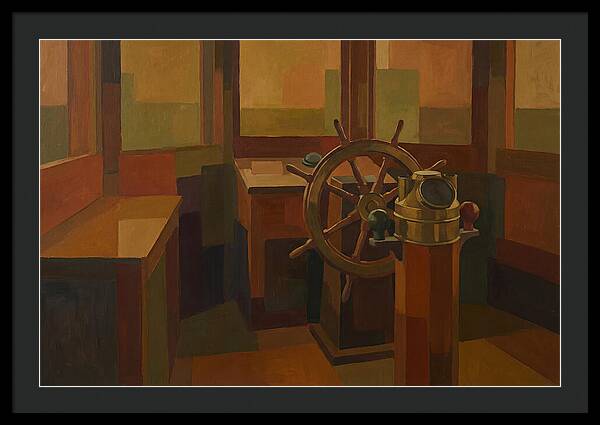 Old Wooden Wheelhouse