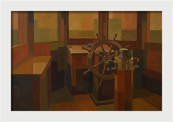 Old Wooden Wheelhouse