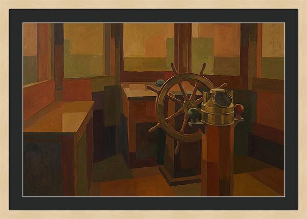 Old Wooden Wheelhouse