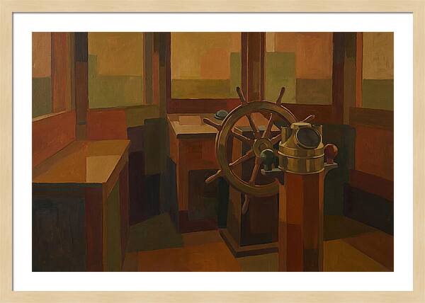 Old Wooden Wheelhouse