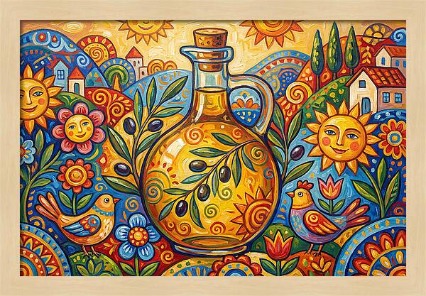 Olive Oil Bottle Delight