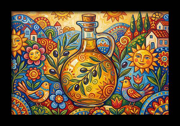 Olive Oil Bottle Delight