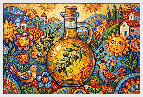 Olive Oil Bottle Delight