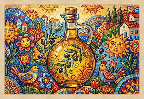 Olive Oil Bottle Delight