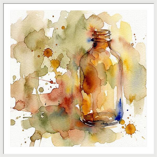 Olive Oil Bottle Serenity