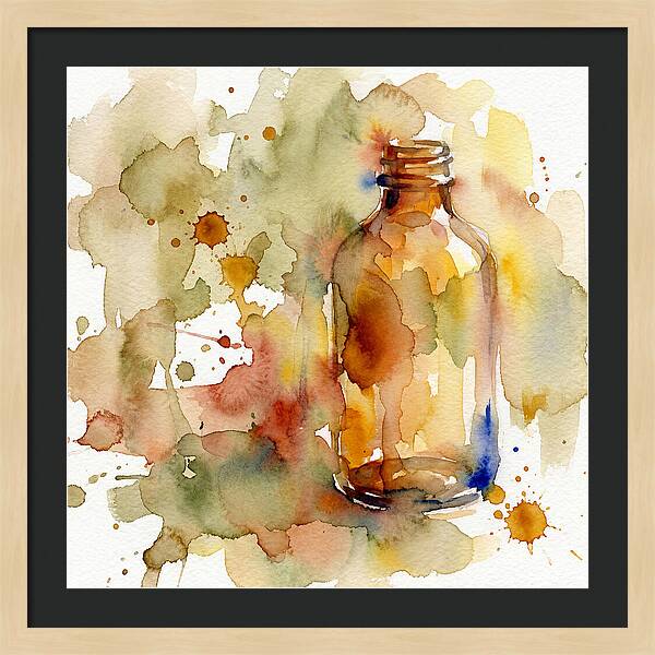 Olive Oil Bottle Serenity