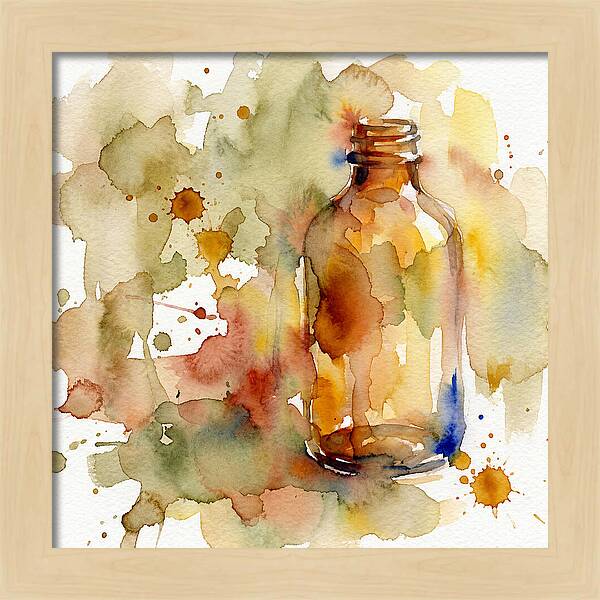 Olive Oil Bottle Serenity