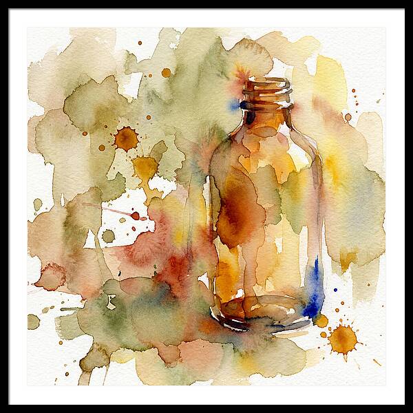 Olive Oil Bottle Serenity