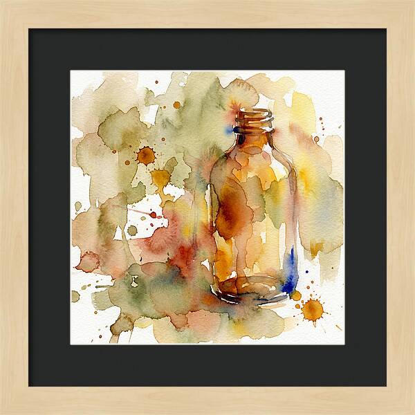 Olive Oil Bottle Serenity
