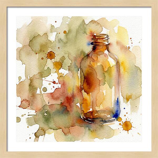 Olive Oil Bottle Serenity