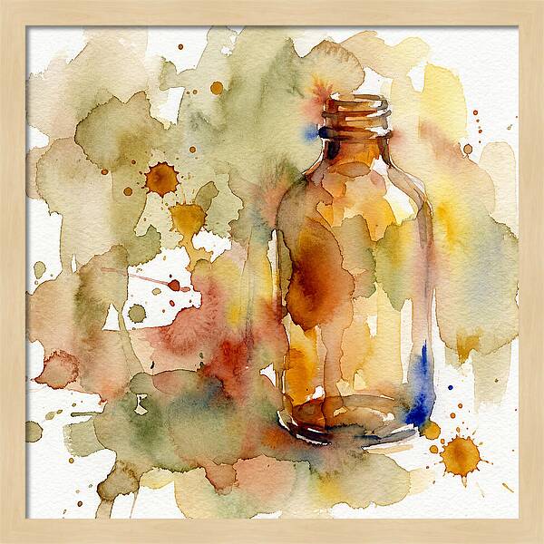 Olive Oil Bottle Serenity