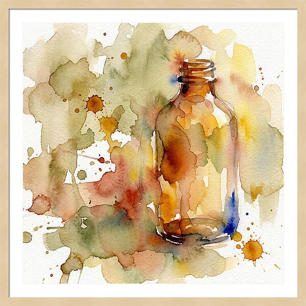 Olive Oil Bottle Serenity