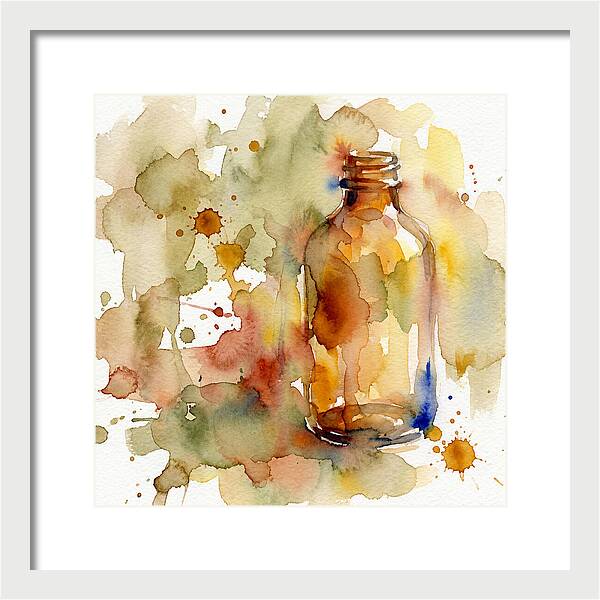 Olive Oil Bottle Serenity