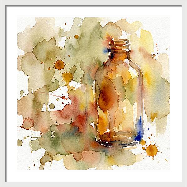 Olive Oil Bottle Serenity