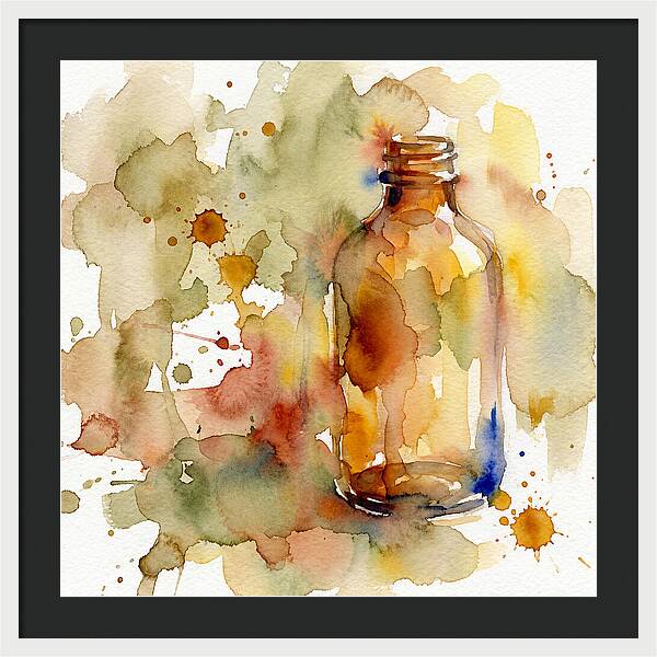 Olive Oil Bottle Serenity