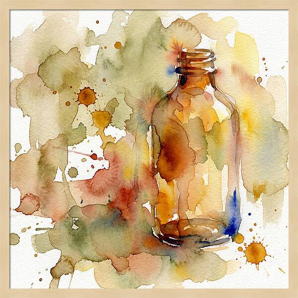 Olive Oil Bottle Serenity