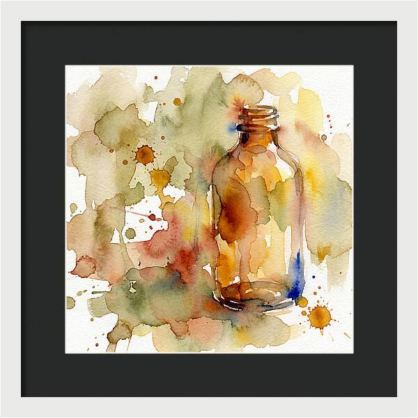Olive Oil Bottle Serenity