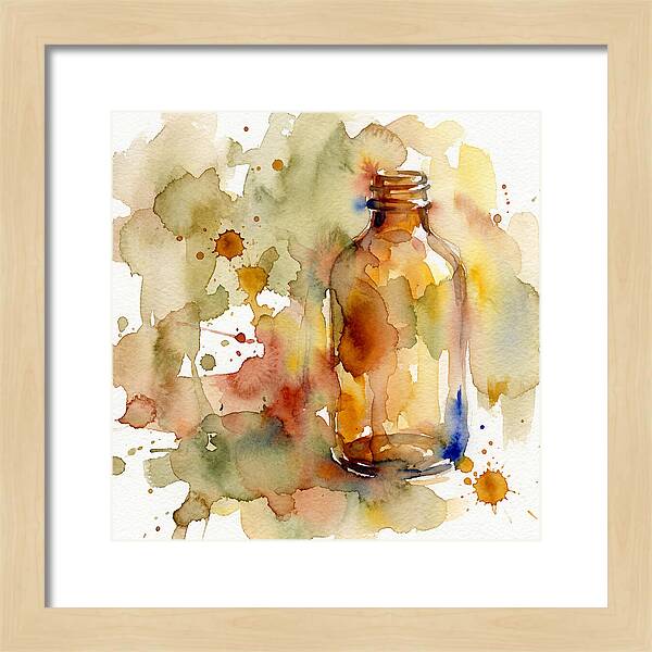 Olive Oil Bottle Serenity