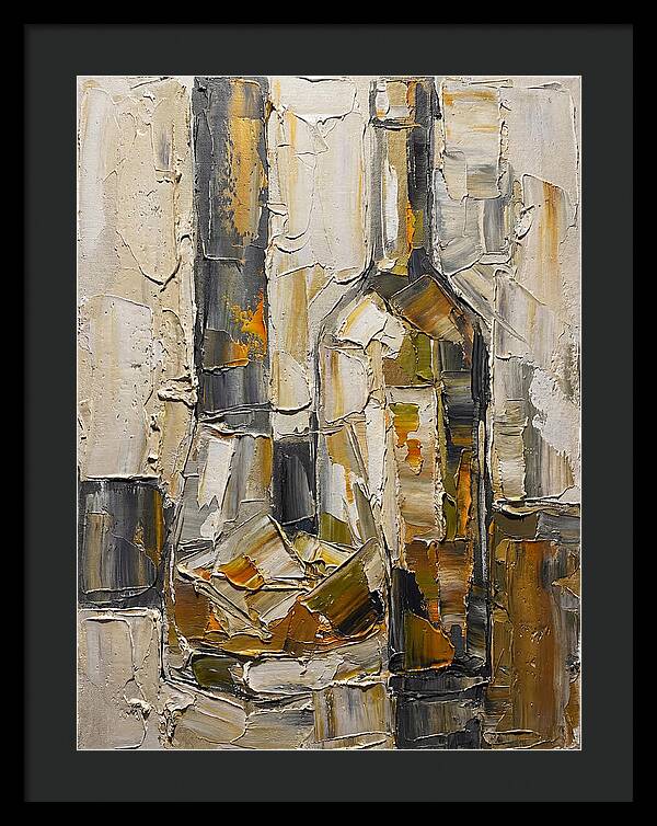 Olive Oil Bottles In Abstract Form