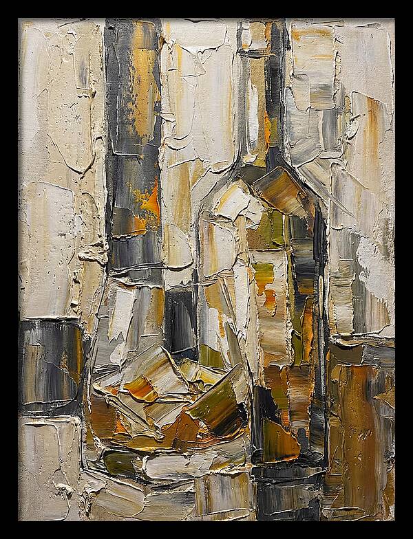 Olive Oil Bottles In Abstract Form