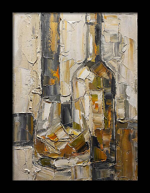 Olive Oil Bottles In Abstract Form