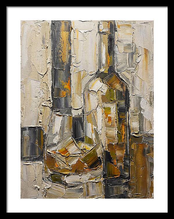 Olive Oil Bottles In Abstract Form